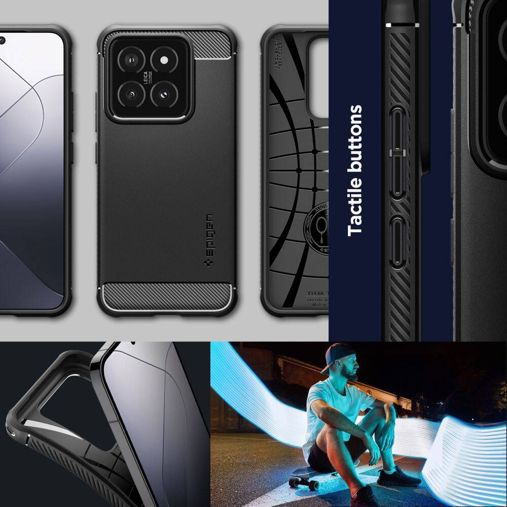 Case Xiaomi Spigen Rugged Armor Matte Black Cases And Covers