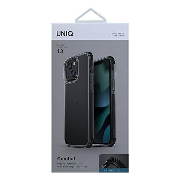 UNIQ Case Combat IPhone 13 6 1 Black Carbon Black Cases And Covers