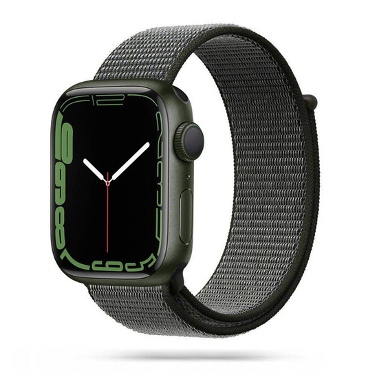 Strap for APPLE WATCH 4 5 6 7 SE 42 44 45 MM Tech Protect Nylon dark green cases and covers Material types Material