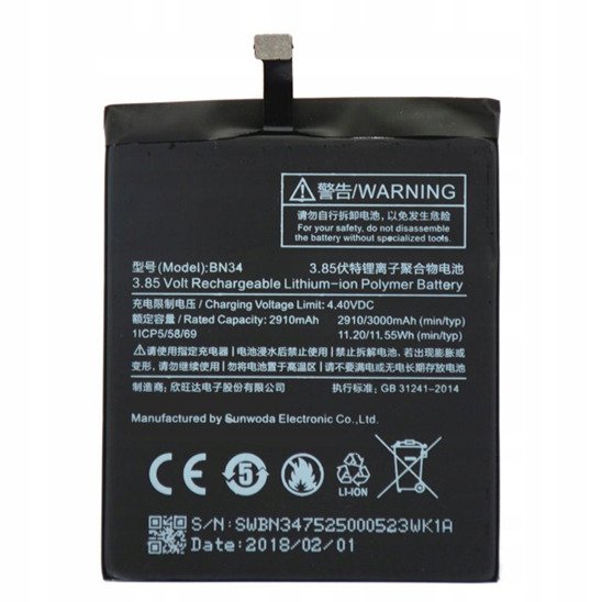 redmi bn34 battery