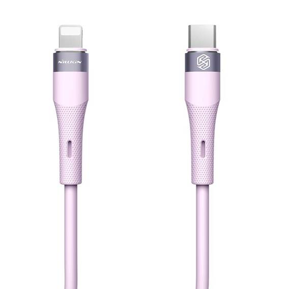 27W USB-C - Lightning cable Nillkn Data Cable FlowSpeed ​​Silicon purple