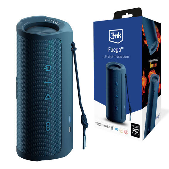 3MK BLUETOOTH SPEAKER FUEGO 30W BLUE