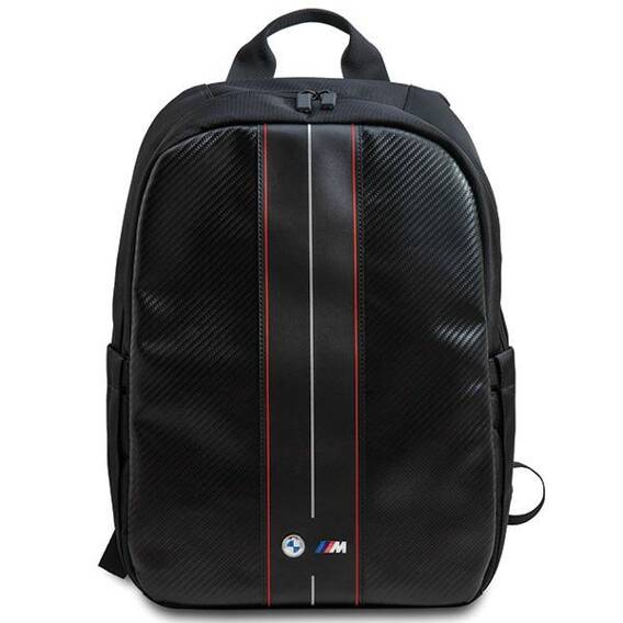 Backpack LAPTOP 15" BMW Carbon Red Stripes (BMBP15COMSCAKR) black