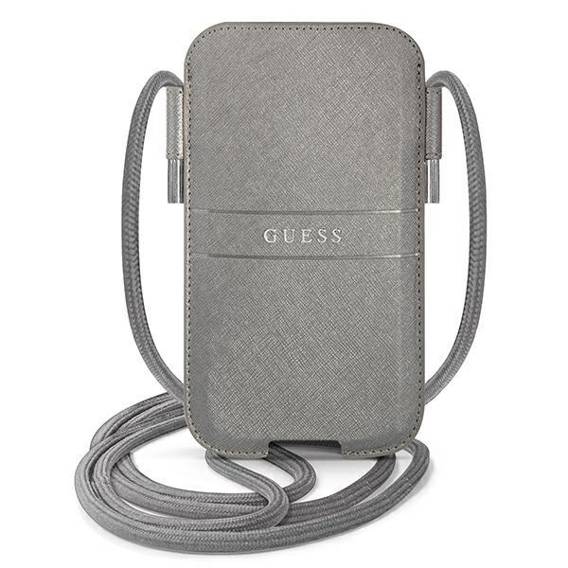 Bag Guess 6,7" Saffiano Strap (Gupphlpsasbgr) gray