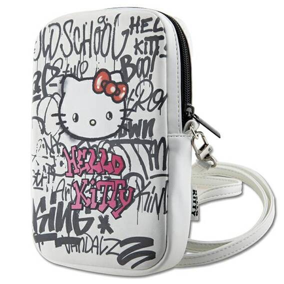 Bag Hello Kitty Graffiti Kitty Head (HKPBPDGPHE) white