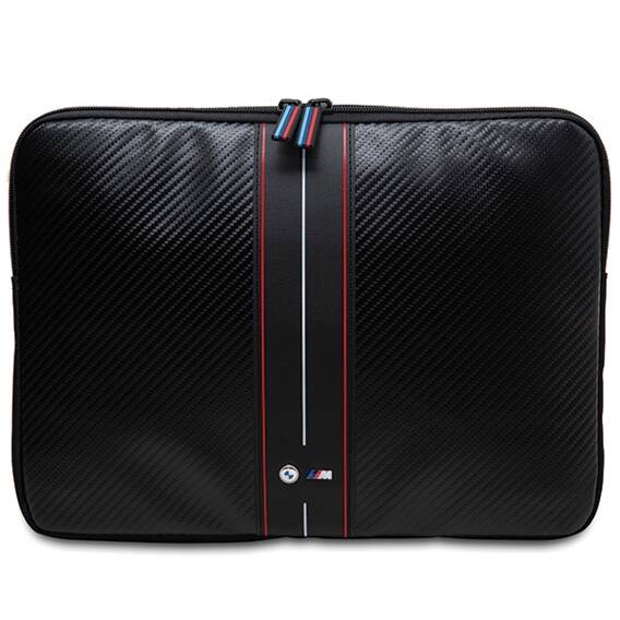 Bag LAPTOP 16" BMW Sleeve Carbon Red Stripes (BMCS16COMSCAKR) black