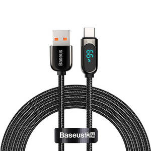 Baseus Display Cable USB to Type-C, 66W, 2m (black)