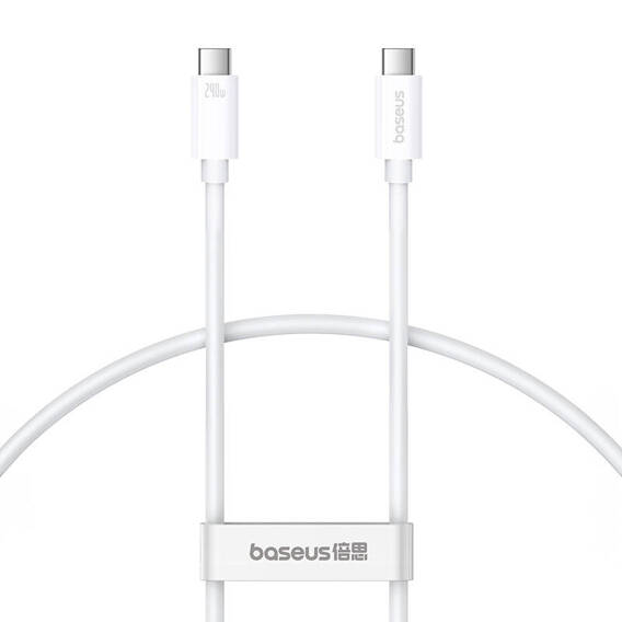 Baseus Superior USB4 USB-C to USB-C cable, 240W, 1m (white)