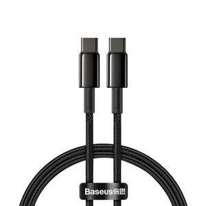 Baseus Tungsten Gold Cable Type-C to Type-C 100W 2m (black)