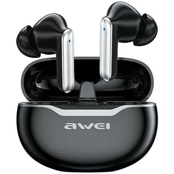 Bluetooth 5.3 TWS Headphones + AWEI Docking Station (T50) black