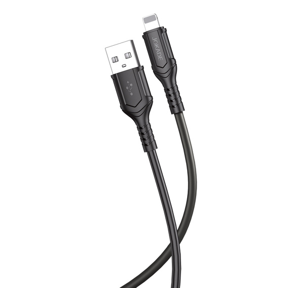 Cable 1m 3A (USB - iPhone Lightning) Charging and Data Transfer Jokade Zhizun (JA010) black