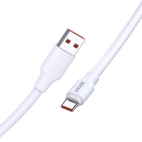 Cable 1m 6A (USB - USB-C) Charging and Data Transfer Jokade Lifan Fast Charge (JA018) white