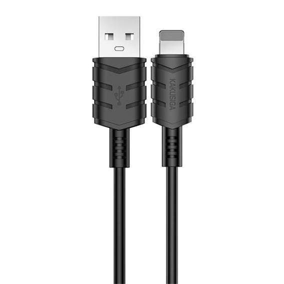 Cable 2.4A 1.2m USB - Apple Lightning Kakusiga Smart Fast Charging Data Cable KSC-710 black