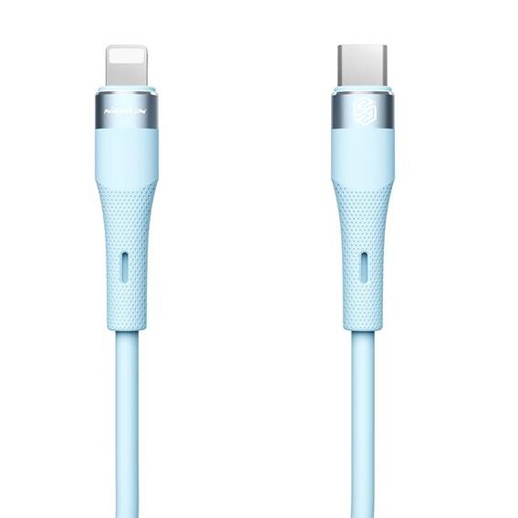 Cable 27W USB-C - Lightning Nillkn Data Cable FlowSpeed ​​Silicon blue