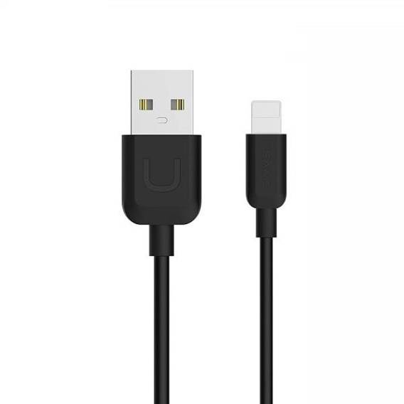 Cable 2A 1m USB - Lightning USAMS U-Turn IPUSBXD01 (US-SJ097) black