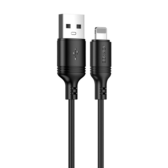 Cable 2m 3A (USB - iPhone Lightning) Charging and Data Transfer Jokade Bohao (JA007) black