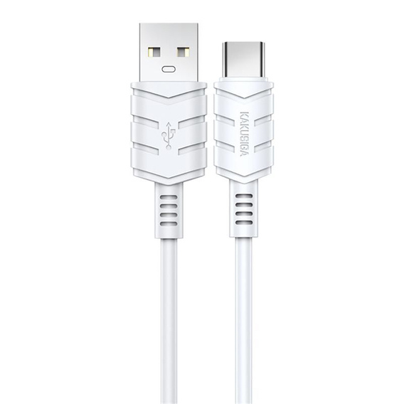 Cable 3A 1.2m USB - USB type C Kakusiga Smart Fast Charging Data Cable KSC-710 white