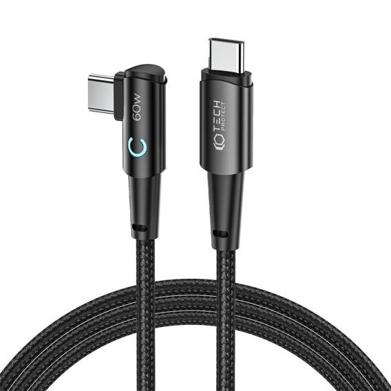 Cable 60W 6A 2m USB-C - USB-C Tech-Protect Ultraboost ”L” grey