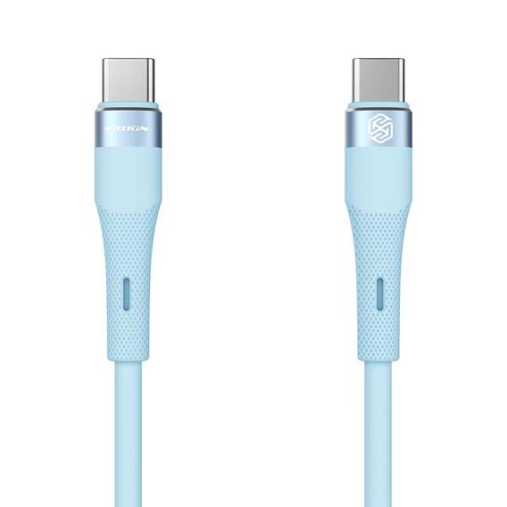 Cable 60W USB-C - USB-C PD Nillkn Data Cable FlowSpeed ​​Silicon blue