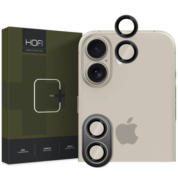 Camera Cover IPHONE 16 / IPHONE 16 PLUS HOFI CamRing Pro+ black