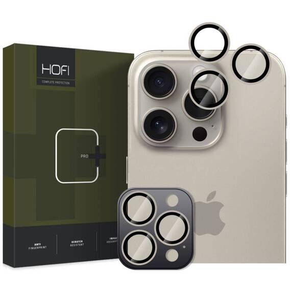 Camera Cover IPHONE 16 PRO / 16 PRO MAX HOFI CamRing Pro+ Natural Titanium