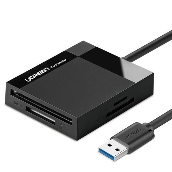 Card reader UGREEN CR125 4-in-1 USB 3.0 0.5m (black)