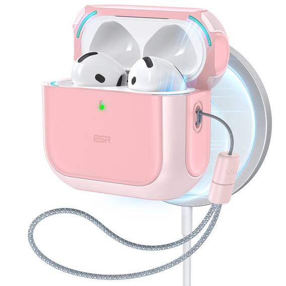 Case APPLE AIRPODS 4 ESR Orbit Halolock MagSafe pink