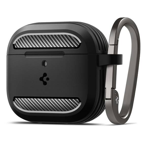 Case APPLE AIRPODS 4 Spigen Rugged Armor Matte black