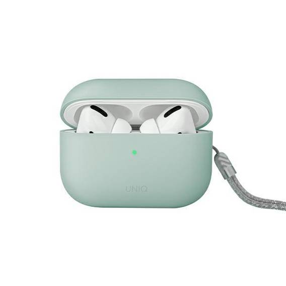 Case APPLE AIRPODS PRO 2 UNIQ Lino Silicone mint