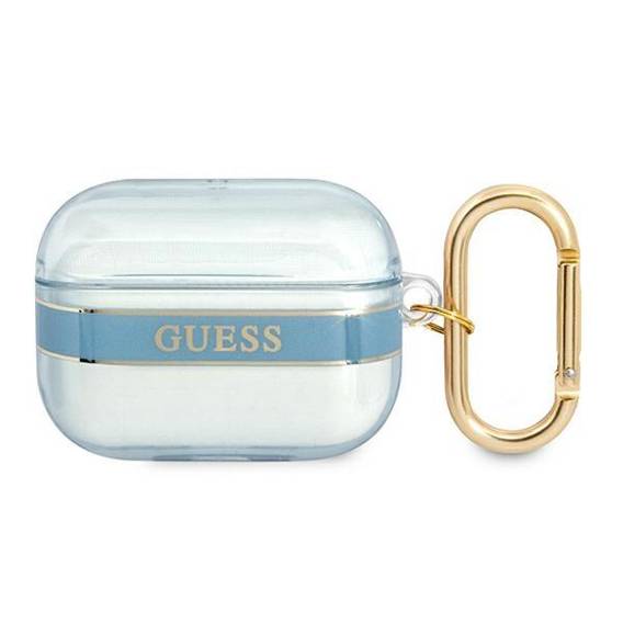 Case APPLE AIRPODS PRO Guess AirPods Strap Collection (GUAPHHTSB) blue