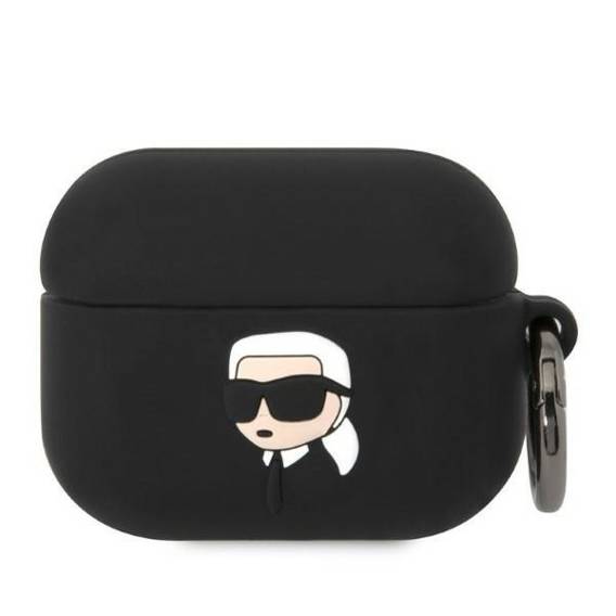 Case APPLE AIRPODS PRO Karl Lagerfeld Silicone Karl Head 3D black