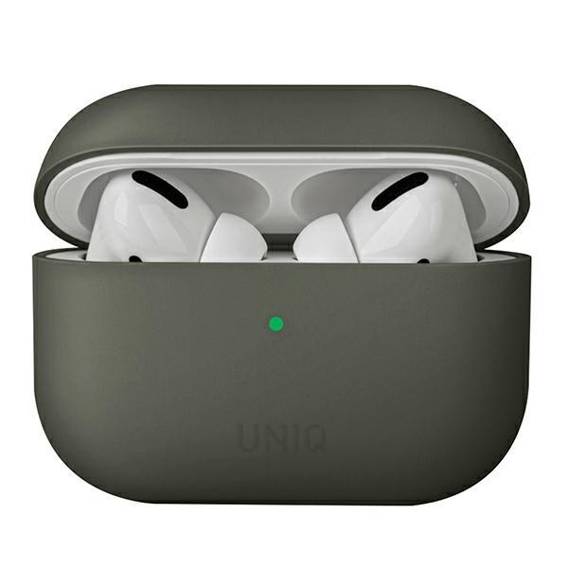 Case APPLE AIRPODS PRO UNIQ Lino Silicone gray