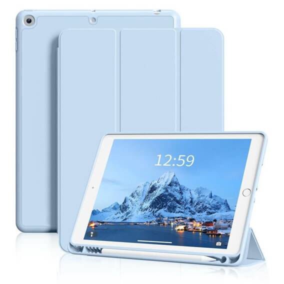 Case APPLE IPAD 10.2 (7GEN / 8GEN / 9GEN) Small Texture 1 blue