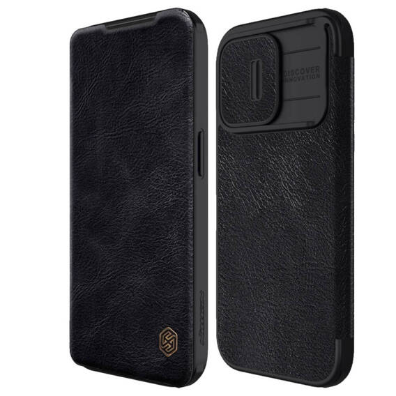 Case APPLE IPHONE 15 Nillkin Qin Pro Leather black