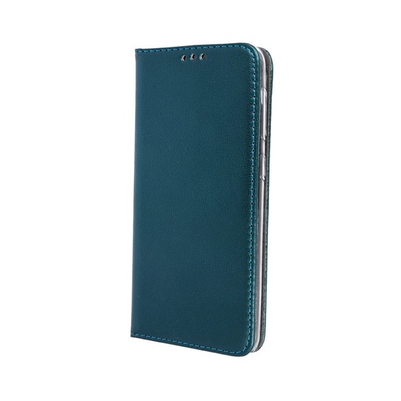 Case GALAXY A15 4G / 5G Wallet with a Flap Leatherette Holster Magnet Book dark green