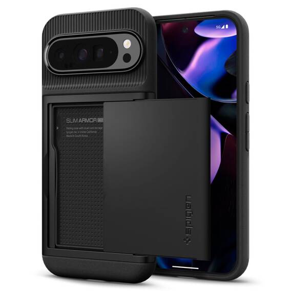 Case GOOGLE PIXEL 9 PRO XL Spigen Slim Armor CS black