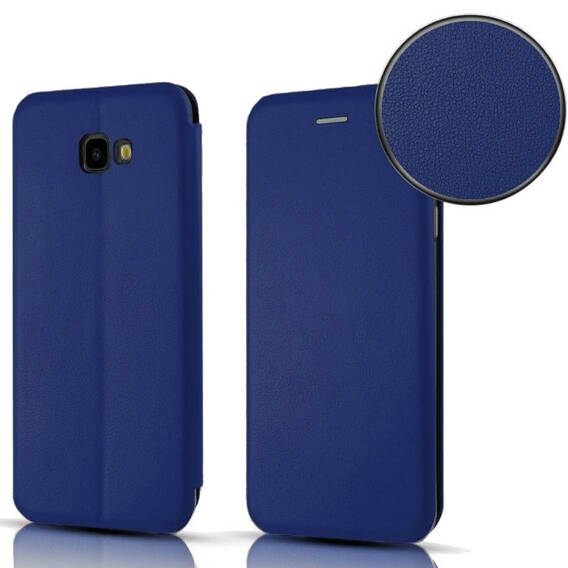 Case HUAWEI P30 LITE Leatherette Wallet Flip Elegance navy blue