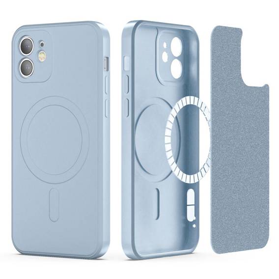 Case IPHONE 11 Tech-Protect Icon MagSafe light blue