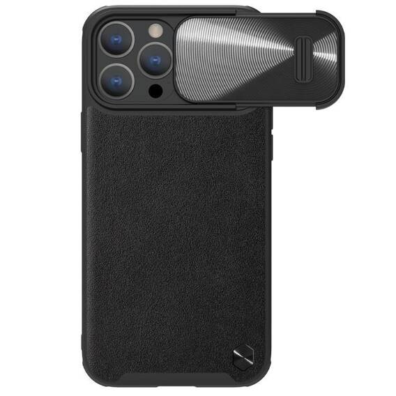 Case IPHONE 13 PRO MAX Nillkin Camshield Leather S black