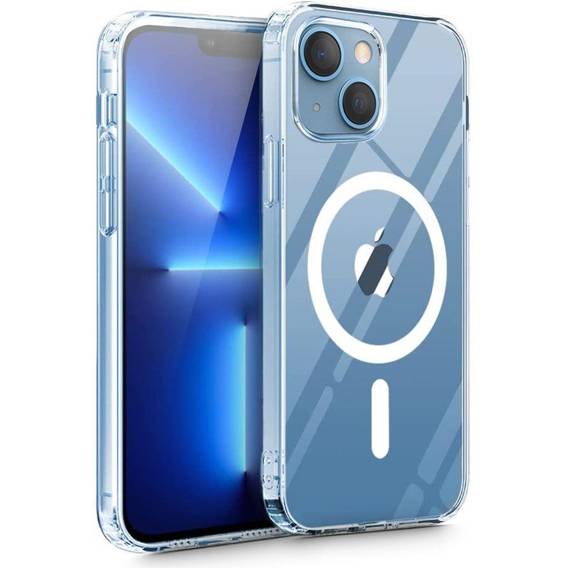 Case IPHONE 13 Tech-Protect Magmat MagSafe Clear transparent
