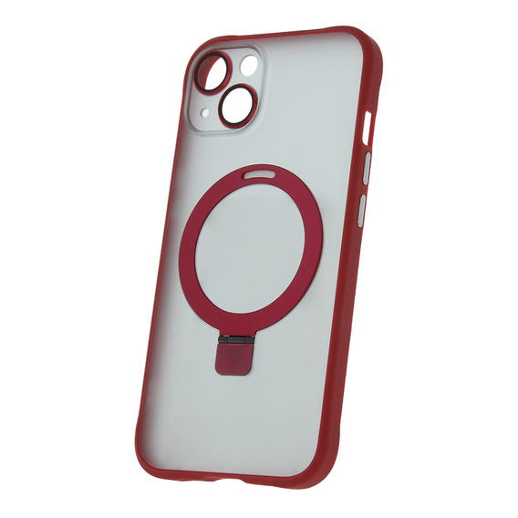 Case IPHONE 15 PRO Mag Ring red