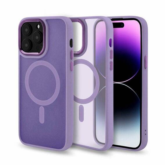 Case IPHONE 16 PLUS Matt MagSafe purple