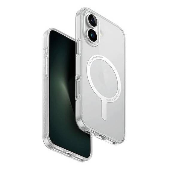 Case IPHONE 16 PLUS UNIQ Clario Magclick Charging Lucent Clear transparent