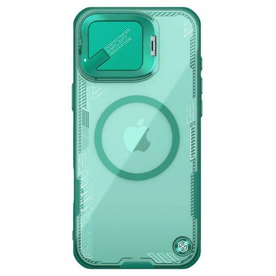 Case IPHONE 16 PRO MAX Nillkin Iceblade Prop Magnetic Case green