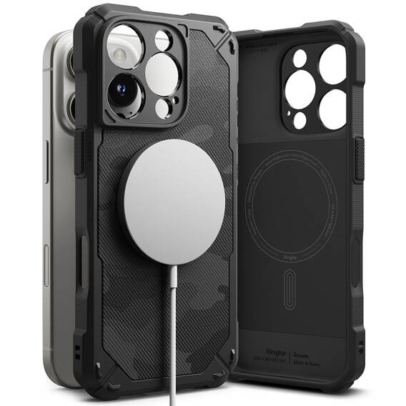 Case IPHONE 16 PRO MAX Ringke Rugged Gear Magnetic MagSafe black