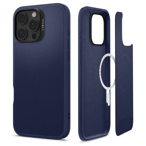 Case IPHONE 16 PRO MAX Spigen Cyrill Kajuk Mag MagSafe navy blue