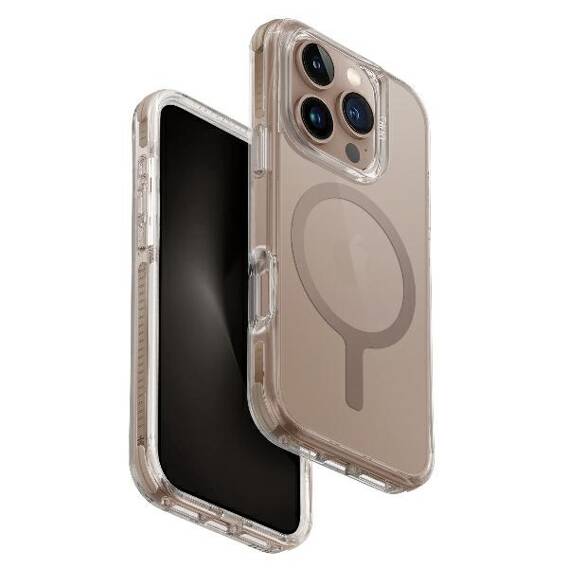 Case IPHONE 16 PRO MAX UNIQ Combat Magclick Charging Taupe gold