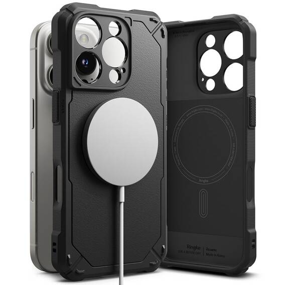 Case IPHONE 16 PRO Ringke Rugged Gear Magnetic MagSafe black