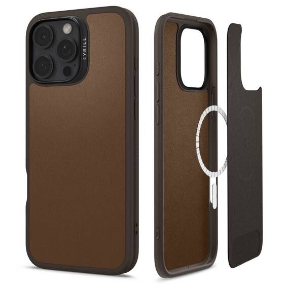 Case IPHONE 16 PRO Spigen Cyrill Kajuk Mag MagSafe Saddle Brown