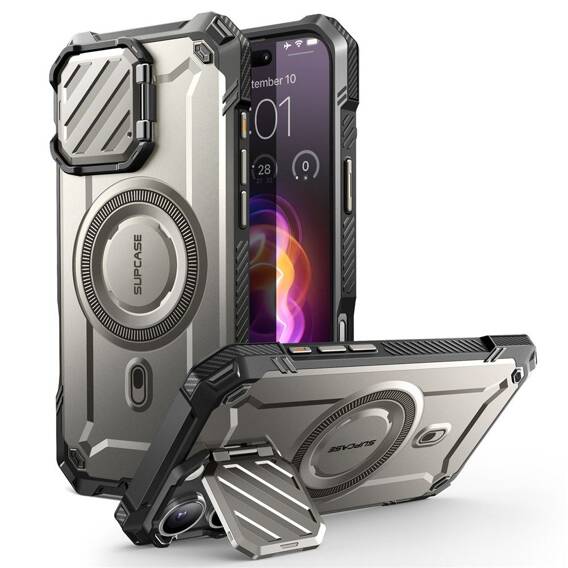 Case IPHONE 16 PRO SupCase UB XT Mag MagSafe Tigrey gray